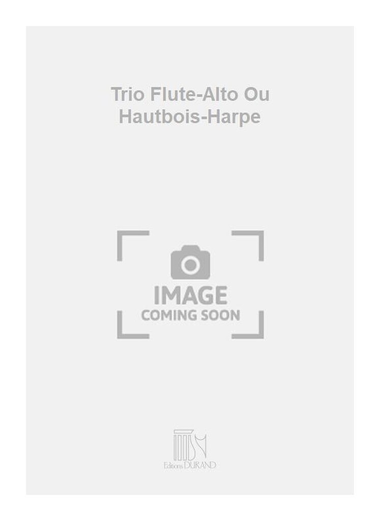 Trio Flute-Alto Ou Hautbois-Harpe